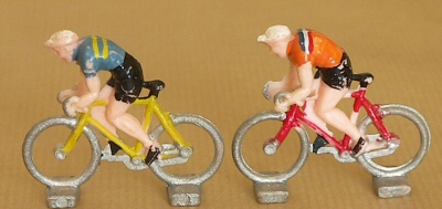 Cyclistes miniatures Minialux
