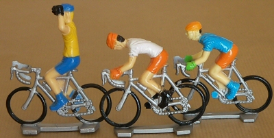 Cyclistes miniatures Potentier