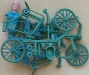 Cycliste miniature Montaman - detail