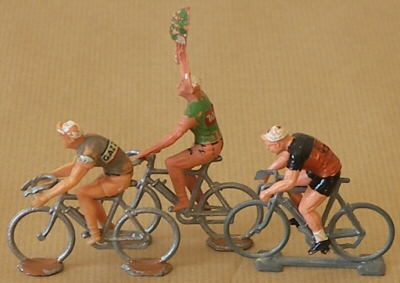 Cyclistes miniatures Salza