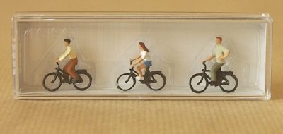 Cyclistes miniatures Preiser