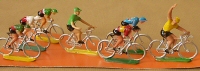 Cycliste miniature Sotorres - detail