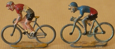 Cyclistes miniatures Roger