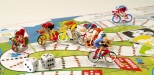 Cycliste miniature Com4mi - detail