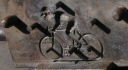 Cycliste miniature Roger - detail