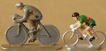 Cycliste miniature Quiralu - detail